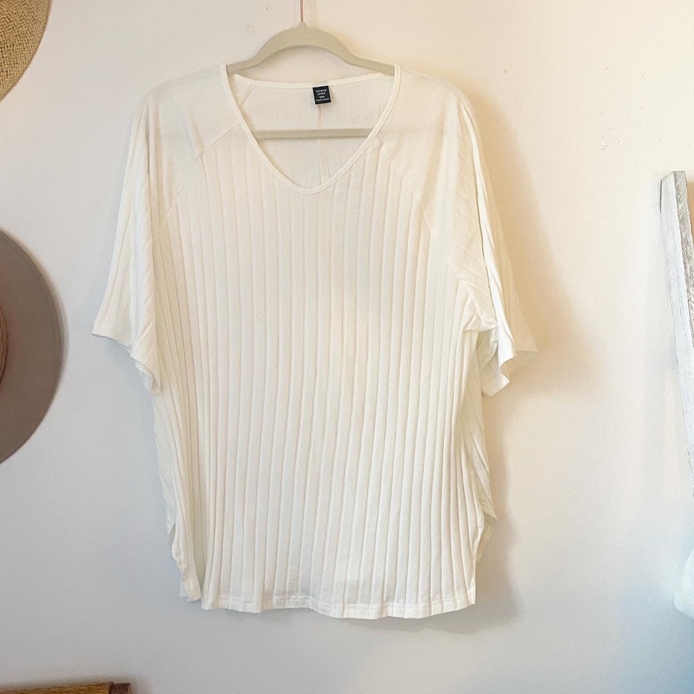 White SHEIN Oversized Top